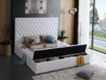 Bliss Velvet Upholstered Bed - Image 4