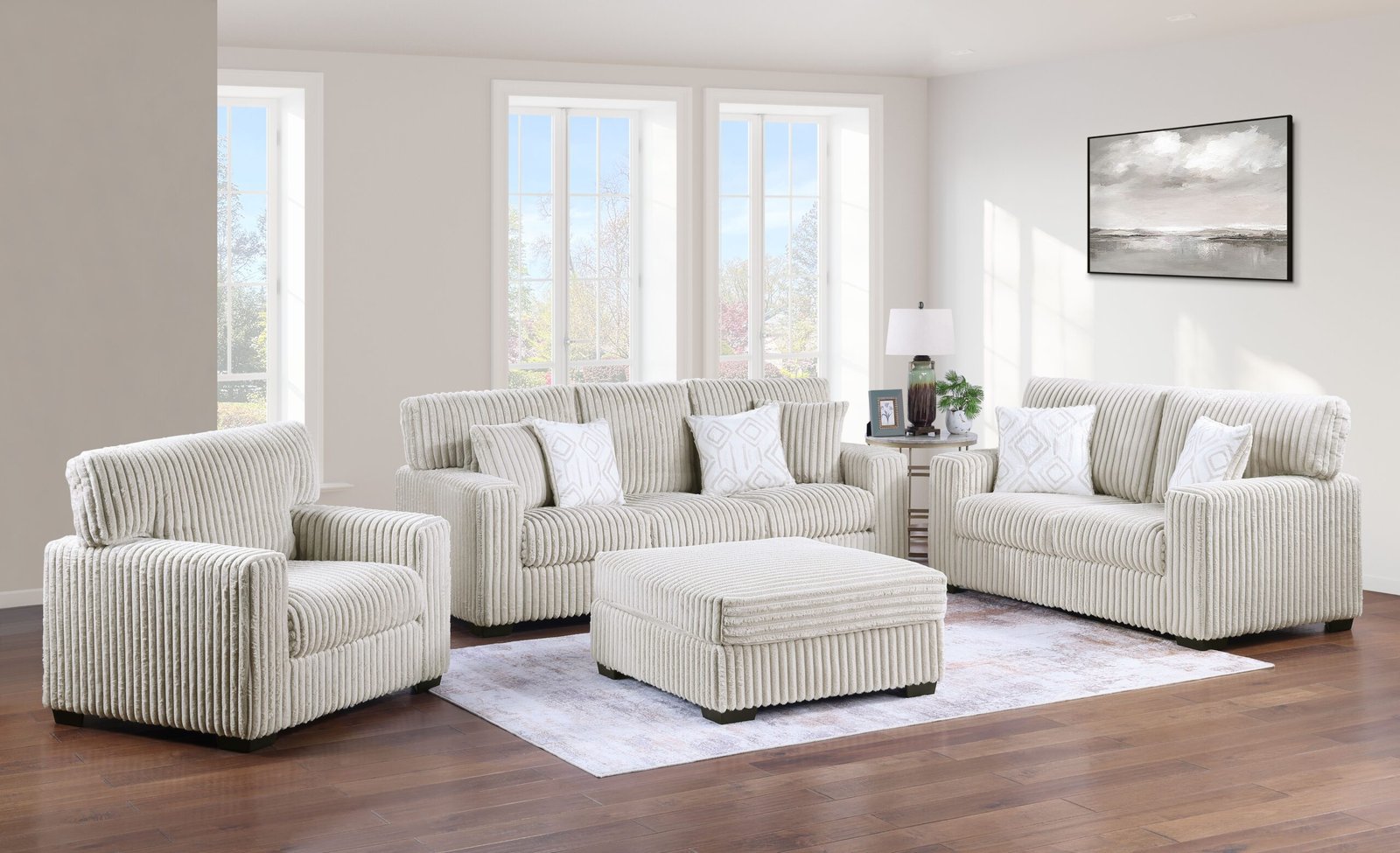 1552-2.jpg 2 Piece Sofa and Loveseat - 1552/3652-OTT - Image 1