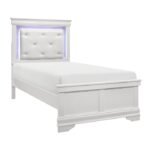 1556WT-1* Twin Bed with LED Lighting - Image 2