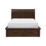 1559K-1CK* California King Platform Bed with Storage Footboard and Side Rails