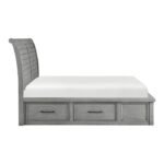 1559DGK-1EK* Eastern King Platform Bed with Storage Footboard and Side Rails - Image 5
