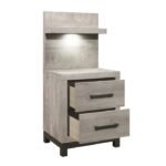 1577-4P* Night Stand with Wall Panel - Image 3