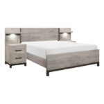 1577K-1EK*WB 5pc Set Eastern King Wall Bed (EKB+2NS+2NS-P) - Image 2