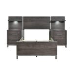 1577DGT-1*WB 5pc Set Twin Wall Bed (TB+2NS+2NS-P) - Image 2