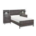 1577DGT-1*WB 5pc Set Twin Wall Bed (TB+2NS+2NS-P) - Image 3