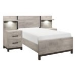 1577T-1*WB 5pc Set Twin Wall Bed (TB+2NS+2NS-P) - Image 2