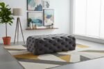 Casey Velvet Upholstered Bench - Image 2