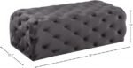 Casey Velvet Upholstered Bench - Image 3
