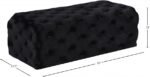 Casey Velvet Upholstered Bench - Image 3