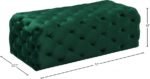 Casey Velvet Upholstered Bench - Image 3