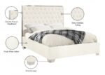 Lexi Velvet Upholstered Bed - Image 4