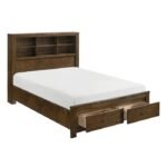 1592K-1EK*WB 5pc Set Eastern King Wall Platform Bed (EKB+2NS+2NS-P) - Image 5