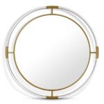 Ghost Acrylic And Metal Frame Mirror
