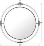 Ghost Acrylic And Metal Frame Mirror - Image 6