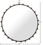 Raven Metal Frame Mirror - Image 4