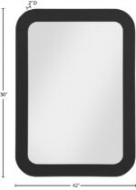 Artisto Ash Veneer Framed Mirror - Image 8