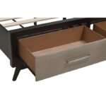 1711-1* Queen Platform Bed with Footboard Storage - Image 5