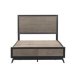 1711-1* Queen Platform Bed with Footboard Storage - Image 3