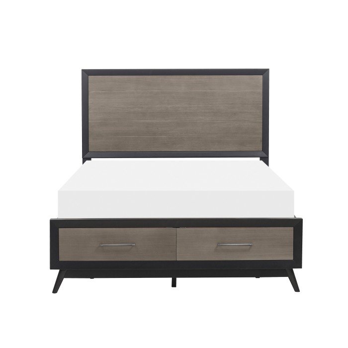 17111_noBG_front_2__l.jpg 1711-1* Queen Platform Bed with Footboard Storage - Image 1