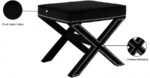 Nixon Velvet Upholstered Stool - Image 5