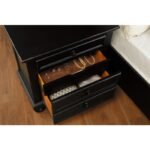1714BK-4 Night Stand, Hidden Drawer - Image 5