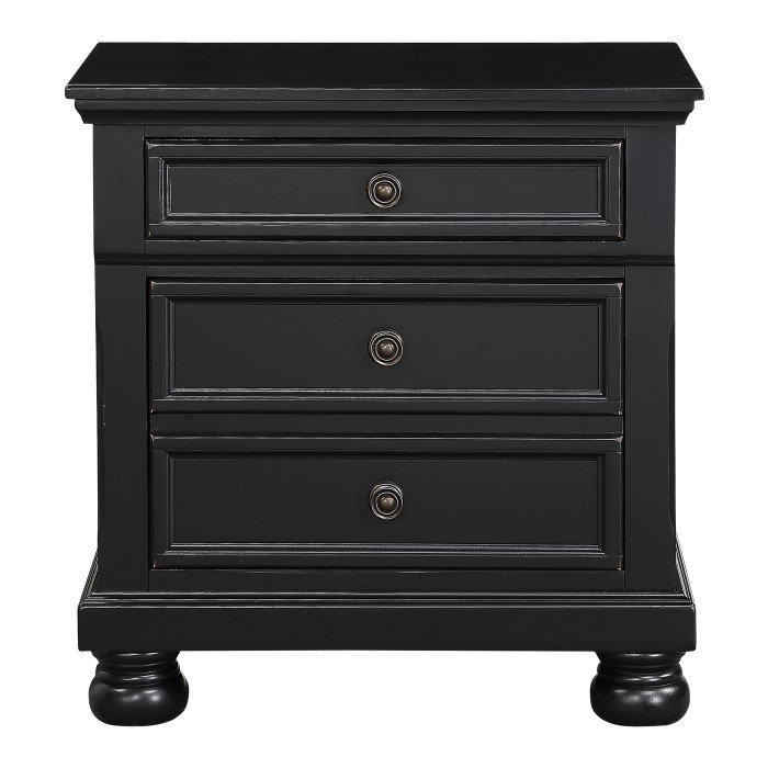 1714BK4_noBG_front__l.jpg 1714BK-4 Night Stand, Hidden Drawer - Image 1
