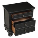 1714BK-4 Night Stand, Hidden Drawer - Image 4