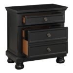 1714BK-4 Night Stand, Hidden Drawer - Image 3