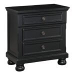 1714BK-4 Night Stand, Hidden Drawer - Image 2
