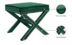 Nixon Velvet Upholstered Stool - Image 5