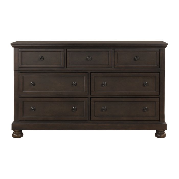 1718GY5_noBG_front__l.jpg 1718GY-5 Dresser with Hidden Drawer - Image 1