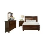 1718NC-1* Queen Platform Bed with Footboard Storage - Image 2