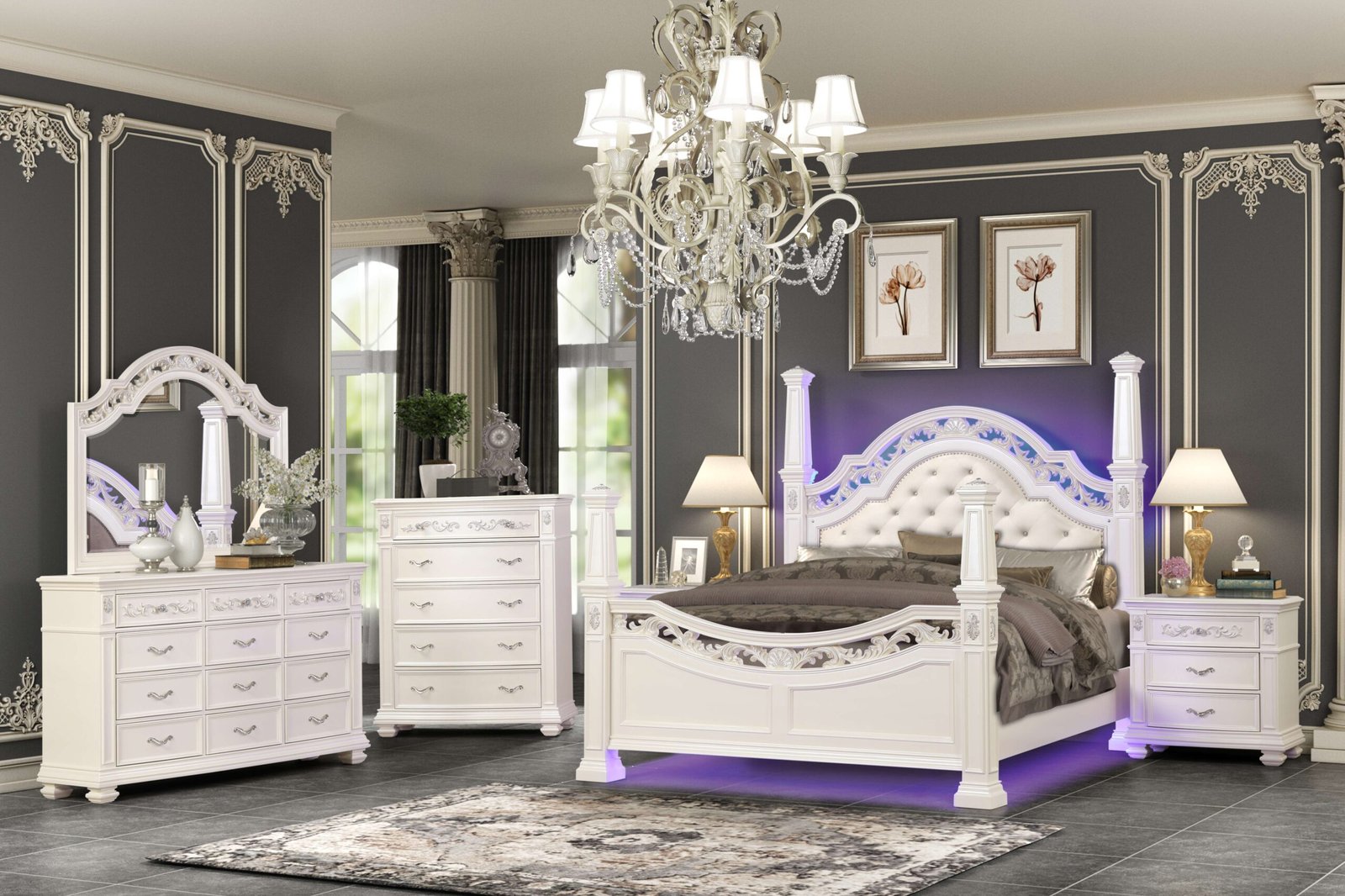 1750337846_3d1374e6be0997722c34.jpg VALENTINA WHITE BEDROOM - Image 1