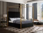 Jones Velvet Upholstered Bed - Image 2