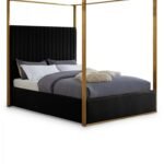 Jones Velvet Upholstered Bed