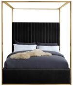 Jones Velvet Upholstered Bed - Image 3