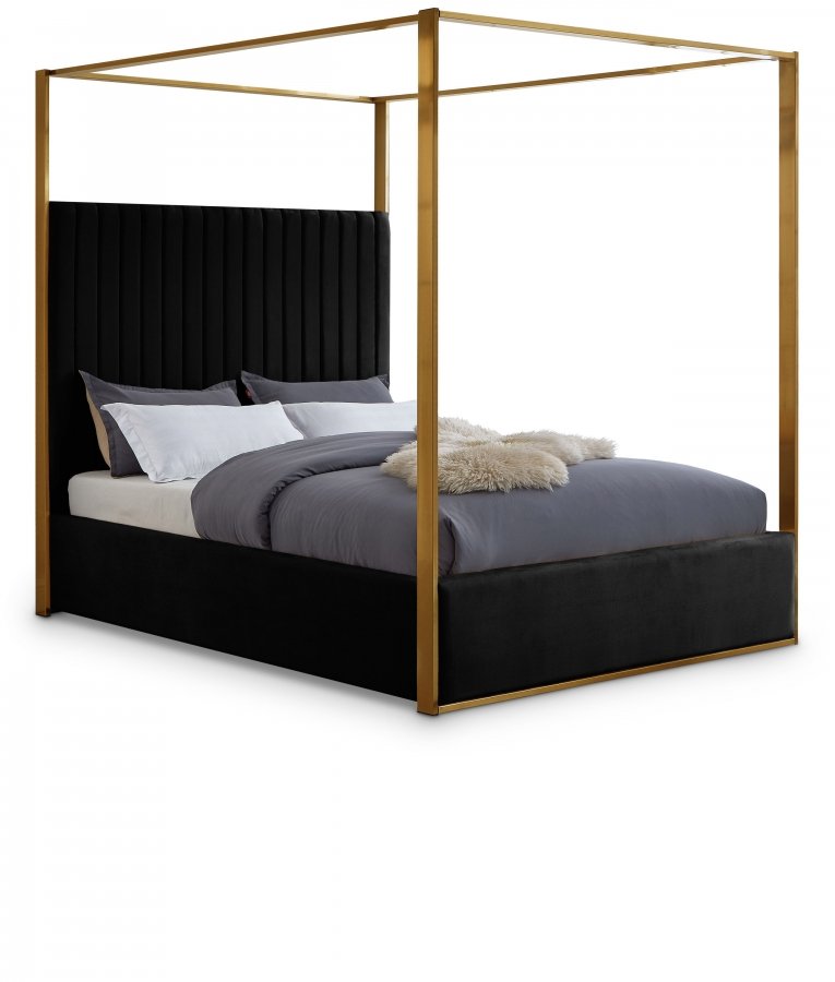 17524.jpg Jones Velvet Upholstered Bed - Image 1
