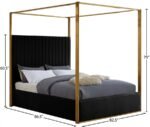 Jones Velvet Upholstered Bed - Image 7