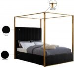Jones Velvet Upholstered Bed - Image 8