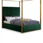 Jones Velvet Upholstered Bed