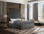 Jones Velvet Upholstered Bed - Image 2
