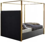 Jones Velvet Upholstered Bed - Image 6