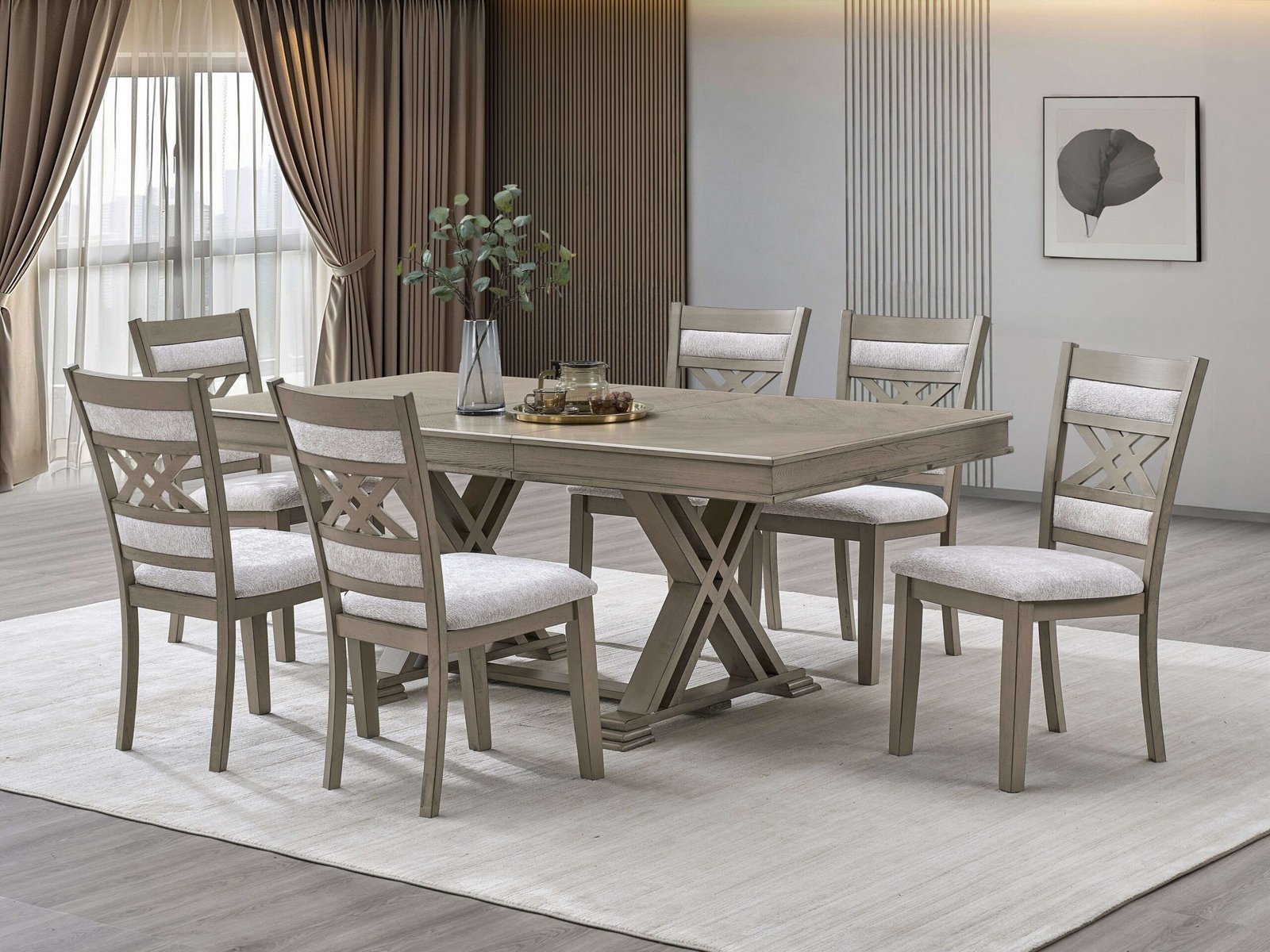 1753379172_c232d5b3f4d2000156d6.jpg MARLOWE DINING 7 PIECE - Image 1