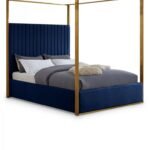 Jones Velvet Upholstered Bed