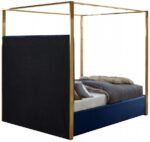 Jones Velvet Upholstered Bed - Image 6