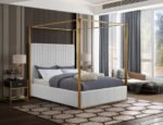 Jones Vegan Leather Upholstered Bed - Image 2