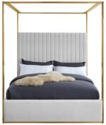 Jones Vegan Leather Upholstered Bed - Image 3