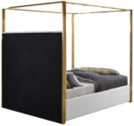 Jones Vegan Leather Upholstered Bed - Image 6