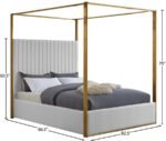 Jones Vegan Leather Upholstered Bed - Image 7