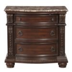1757-4 Night Stand, Marble Top